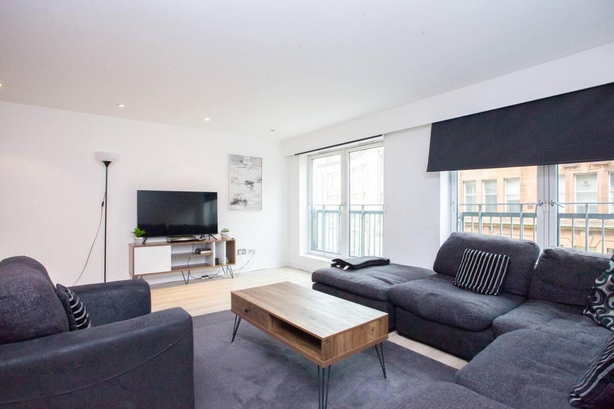 City Centre Apartment W Parking & Hyperoptic Wifi Glasgow Exterior foto